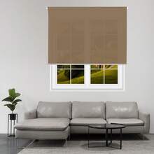 Well Home 純色半透明捲簾 - 淺棕色，180 x 160公分（寬 x 長）/布料尺寸 177 x 155厘米 - 棕色 - 查看 6