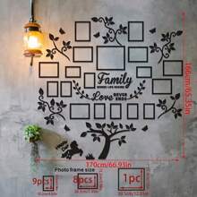 10 Pieces Acrylic Family Tree Wall Decoration - Create A Warm And Romantic Wall Tree With Your Favorite Photos, Suitable For Home, Living Room, Or Any Room. Perfect For Weddings, Valentine's Day, Thanksgiving, Christmas, Birthdays, And More. Wall Decoration Size: 47.2x47.2 Inches Gifts Graduation