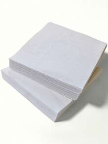 20/40/100/150 قطعة مناديل ورقية بطبقتين بيضاء سادة، مناديل ورقية للمشروبات قابلة للتخلص منها مطوية أربع طبقات بمقاس 4.9 بوصة * 4.9 بوصة للحفلات والاستخدام اليومي