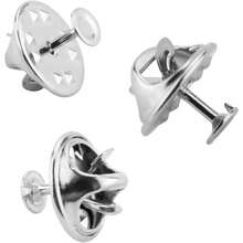 6/12 对蝴蝶手拿包领带夹背面替换别针，带 8 毫米长 4 毫米宽空白别针，适用于工艺品制作 - 彩色 - 查看 2