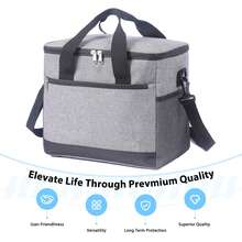 Tragbare isolierte Lunch-Tasche, auslaufsicher, weicher Kühler, Kühltasche für Lunchbox, Milch, Obst, Snacks