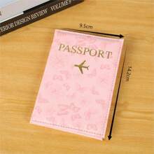 1pc Convenient ID/Passport Holder Casetravel Essential For Holiday Vacation Passport Cover