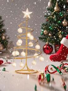 圣诞场景、圣诞树桌面摆件、水晶水钻卧室桌面DIY灯饰、氛围装饰、派对用品装饰（不含灯串）家居装饰 圣诞装饰 房间装饰 冬季圣诞装饰 家居圣诞礼物 圣诞装饰 - 彩色 - 查看 7