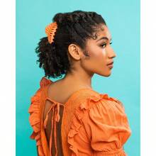 Tru X Reyna Nori Collab Large Slideproof™ Claw Clip Peach 2 CT - 肉凍 - 查看 5