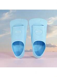1 par de aletas de silicona unisex para natación, aletas para buceo libre, esnórquel y entrenamiento, ligeras y versátiles