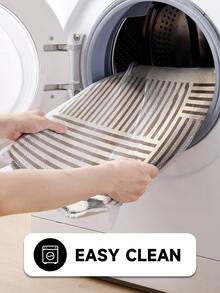 DAJIANG 1件加厚天鹅绒防滑门垫,舒适地垫,走廊地毯,厨房垫,可机洗,易于清洁,家居装饰,玄关,浴室,厨房地毯 - 彩色 - 查看 8