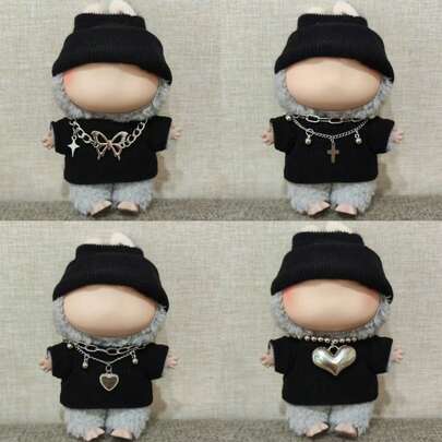 [仅限服装] 拉布布项链，可爱，朋克，时尚，春夏系列，生日/复活节/圣诞节礼物，节日礼物