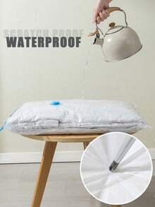 Vacuum Storage Bag 1/5 PCS Vacuum Storage Bag + 1 Pump, Compression Travel Storage Bag, Can Store Bedding Pillows Quilts Wardrobe Coats School Season Clothing Storage Organization