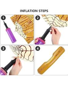 2pcs/4pcs Wood Grain Swimming Rings, Thick Inflatable Wooden Boat Floats For Pool Party, Christmas - Multicolor - View 9