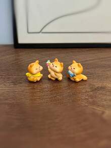 3pcs Cute Mini Cat Statues, Resin DIY Desktop Decorations, Miniature Landscape Accessories, Suitable For Various Rooms, Festival Creative Decorations, Christmas, Halloween, Cat Enthusiasts' Preferred Gifts - Multicolor - View 8