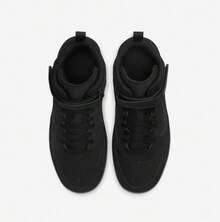 Nike Women's Court Borough Casual Sneakers CW5867-001, Spring Season - Black - View 4