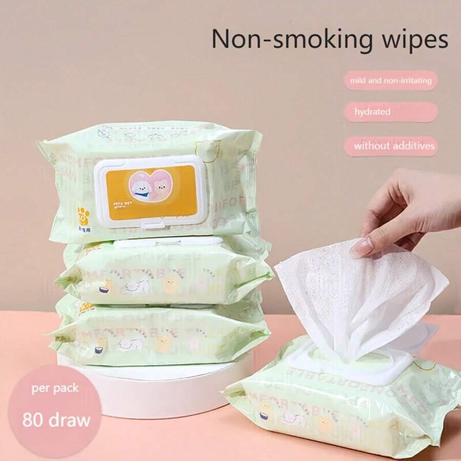 240pcs Pet-Specific Wet Wipes, Cat And Dog No-Wash Towels, Tear Stain Cleaning, Body Area, Cleaning Wipes, Pet Cleaning Supplies, Suitable For Daily Use And Travel