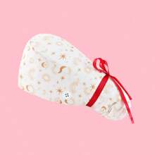 Touca de Enfermeira de Cabelo Longo Bonita, Touca Cirúrgica, Touca de Trabalho, Touca de Cabelo Longo, Acessórios de Enfermagem, Touca Cirúrgica Feminina, Design de Amarração, Com Fivela Antiderrapante, Faixa de Suor Embutida, À Prova de Poeira e Respirável, Adequada para Médicos, Enfermeiras, Salões de Beleza, Chefs, Confeiteiros, Garçons, Veterinários, Camareiras, Usável o Ano Todo