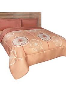 Home Elephant Extra Soft Microfiber Duvet Set For Double And King Size With Sheets Included, Various Models - Orange - View 2