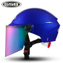 Bicycle Helmets - [Estilo de verano estándar nacional de clase A] Blanco con lentes de color té negro - Ver 6