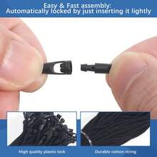 Cordón de etiqueta colgante de poliéster, firmemente cerrado, adecuado para ropa, zapatos, etiquetas de equipaje, etiquetas de regalo, etiquetas de precio y accesorios DIY