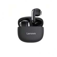 Lenovo Tai nghe Bluetooth EA140 không dây thực sự bán trong tai âm thanh chất lượng cao mới thời lượng pin dài giảm tiếng ồn cuộc gọi 30 giờ ENC âm nhạc trò chơi thể thao điện tử chống nước và chống mồ hôi tai nghe chạy bộ thể thao màu đen - màu đen - Xem 1