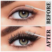 500PCS Disposable Eyelash Brushes Upgraded Mascara Wands Makeup Applicators Kit For Eyelash Extensions Makeup And Eyebrow Grooming White - 白水晶 - 查看 4