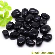 عينة معدنية من حجر الملكيت الفيروزي والكوارتز وأحجار الشفاء، عينة معدنية من حجر كريم، حوض أسماك، هدية ديكور منزلي - حجر السج الأسود - مشاهدة 9