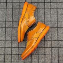 Men's Oxford Shoes Dress Shoes Men's Lightweight Lace-Up Fashion Shoes-20256688 - 棕色-01 - 查看 9