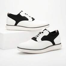 Men's Oxford Shoes Dress Shoes Men's Lightweight Lace-Up Fashion Shoes-20256688 - 白色-14 - 查看 11