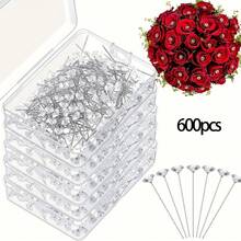 50/100 Viên Đa Năng Pha Lê Đầu Chân Có Hộp Nhựa Trong Cho Đám Cưới May Thủ Công DIY Trang Trí - Trong sáng - Xem 11