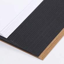 Juego de 25 hojas de cartulina tamaño A4/A3 de 250 g/m² en kraft/negro/blanco - Adecuado para arte DIY, elaboración de tarjetas, pintura, garabatos, invitaciones e impresión de papelería - 1 Set - Ver 4