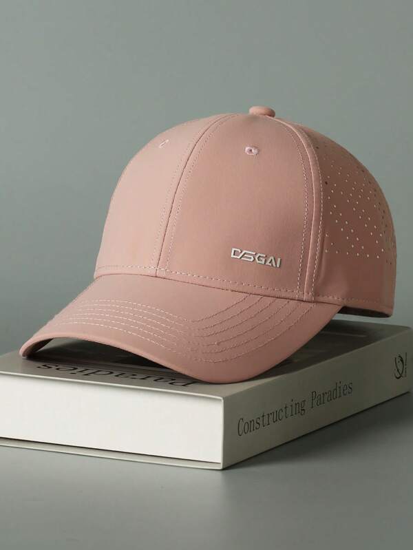 1pc Lightweight Quick-Drying Breathable Sun Hat, Unisex Mesh Summer Outdoor Visor Cap, New Solid Hard Top Baseball Cap, Suitable For Spring, Autumn, Jogging, Sports