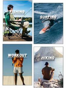 Men's Long Sleeve Shirts UPF 50+ UV Sun Protection Athletic Shirts For Hiking Running Workout Rash Guard-2025 - Dark Grey - View 11