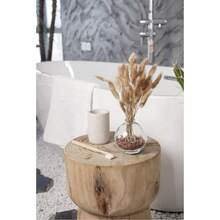 ATGRWYER 2PCS Concrete Bathroom Tumbler Cup Set,Toothbrush Holder,Hotel Mouthwash Cups Made Of Cement Material With A Sense Of Design - Default - View 8