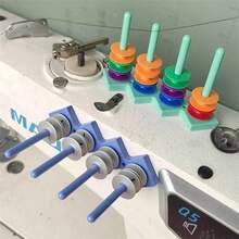 2pcs Magnetic Sewing Machine Core Holder - Plastic And Metal Core Storage Holder With Strong Magnetic Base For Orderly Access, Essential Sewing Accessories - Multicolor - View 2