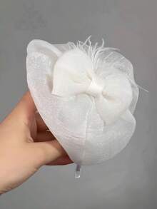 1 件甜美优雅蝴蝶结迷你头饰，适合女士，派对/舞蹈发型配饰，波西米亚风格，优雅，头带，生日，节日，周年纪念，婚礼派对，女士头带，发带，发箍，蝴蝶结配饰，发饰 - 彩色 - 查看 6