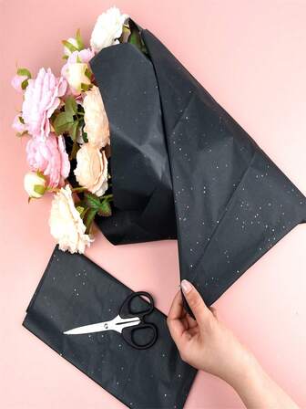 Glitter Tissue Paper Bulk Large Sheets,10 Sheets 20X26" Acid Free Art Paper, Perfect For Gift Wrap, Storage, Packing, Art & Craft Bulk Pack Archiving Shredding Accessory Wrap For Wedding Birthday Party Favor Decor DIY Fringes Shredded Fill Confetti Wrapping Decorative Sketch And Cutting Paper For Art Craft & Packing For Flower Packaging