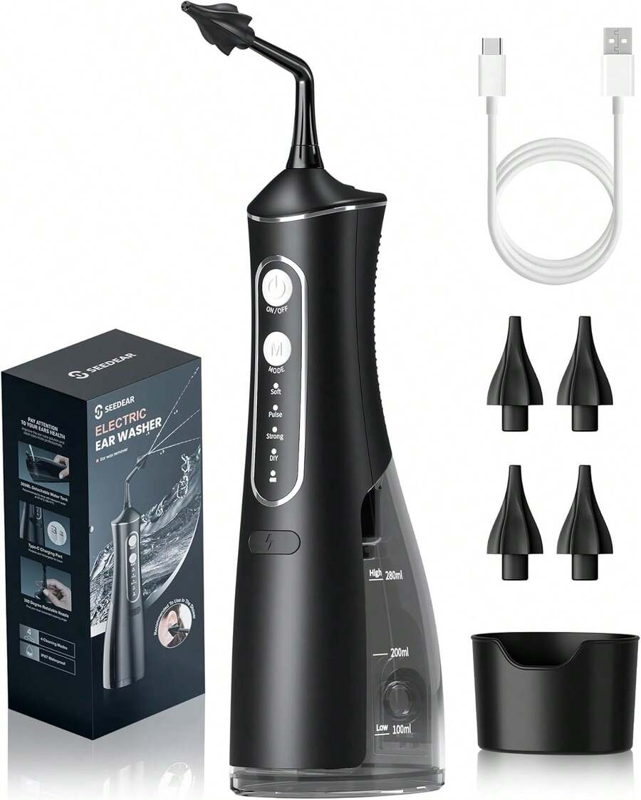 Ear Wax Cleaning Tools - màu đen - Xem 1