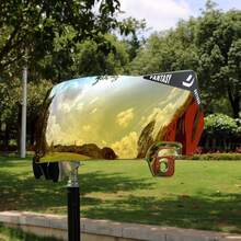 DUTYBOD Football Visor Anti-Fog Scratch Resistant Used For Riddell Speed Flex Helmet- Football Helmet Eye-Shield For Youth&Adult - Multicolor - View 7