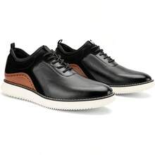Men's Oxford Shoes Dress Shoes Men's Lightweight Lace-Up Fashion Shoes-20256688 - 黑色-01 - 查看 8