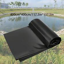 [Heavy-Duty Pond Liner] Heavy-Duty Black HDPE Pond Liner | UV Resistant, Durable, High Quality For Outdoor Ponds, Streams, Fountains, And Garden Waterfalls - Perfect For Creating A Outdoor Water Feature | Flexible Installation | High Quality Protection(Lay A Layer Of Geotextile Underneath To Prevent Stones Or Sharp Objects From Piercing Through) - Black - View 18