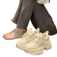Women Wedge Sneakers - 米色[升級款] 7CM - 查看 6