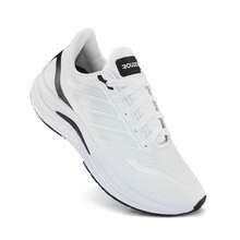 Men's Sports Tennis Shoes For Gym Running, Training, Work, Comfortable - 白黑 - 查看 3