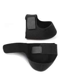 1/2 Pairs Of Gel Heel Protector Adjustable Foot Warmer Soft Breathable Heel Pad Hook And Loop Heel Cover High Fitting Fitness Supplies - Multicolor - View 7