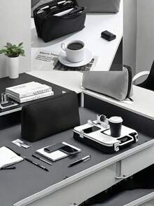 内袋、储物袋、黑色数码收纳包、灰色数码收纳包、运动相机、摄影配件、USB 闪存盘、充电线、分类收纳、旅行便携包线缆收纳包 - 彩色 - 查看 12