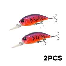 Topline Tackle 2pcs 15.5g/21g Crankbait Fishing Lure Artificial Hard Baits Jerkbait Wobbler Fishing Tackle Saltwater Long Tongue Crank Bait