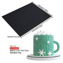 1 pieza Molde de silicona con forma de ola y dunas para decorar pasteles de fondant, molde de encaje con forma de corazón para chocolate, mousse francesa, fiesta de San Valentín, decoración del hogar, regalos del hogar - Recomendación superior - Ver 8