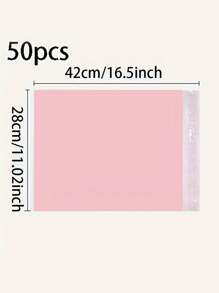 50个粉色快递邮寄袋聚乙烯包装自封快递袋信封包装袋用于运输袋 - 粉色 - 查看 4