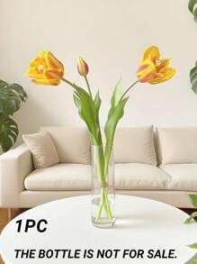 3 piezas de tulipanes artificiales de tacto real, de alta calidad, muy populares en Arabia Saudita, para decoración de hoteles, oficinas, hogares, ramos de boda, decoración de mesas de comedor, Día de San Valentín, regalo