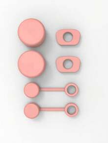 3 件套防溢塞套装，适用于 2.0 40 盎司 30 盎司杯子，配件包括吸管盖、固定防漏塞和盖子防溢塞，透明学校用品，返校，适用于 8-10 毫米杯子配件 - 彩色 - 查看 19