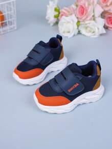 1双幼儿/小童宽版简约休闲运动鞋 - 藍色 - 查看 15