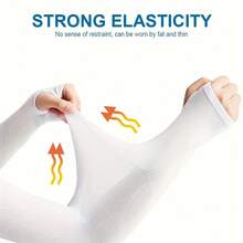 3 Pairs Sun Protection And UV Protection Polyester Fiber Cycling Gloves With Letter Patterns For Sun Protection. Suitable For Cycling, Riding Motorcycles And Outdoor Activities.