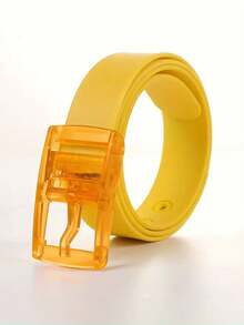 男士时尚硅胶休闲腰带，塑料扣 - 白色和糖果色可选，适合休闲和正式场合，可调节，是圣诞节、情人节、毕业典礼的完美礼物，也是秋季、万圣节和秋冬季日常穿着的舒适配饰，适合青少年、青年、男士，休闲、户外、运动、度假、毕业、生日、日常穿着。