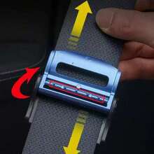 1/2件汽车安全带调节器，安全带夹，带子定位器，孕妇可调节 - 彩色 - 查看 3